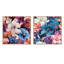 Bellefonte - Ensemble de 2 collages floraux carrés-101862572-101862570