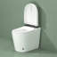 Toilette compacte compacte avec siège de bidet intégré, conception sans réservoir moderne avec profondeur de 23,25 po, chasse automatique à ouverture automatique, siège chauffant, séchoir à air chaud instantané pour les petites salles de bain