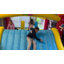 Grand château gonflable extérieur 13,4 pi x 13,3 pi avec souffleur de 550 W, château gonflable avec grande glissade et château gonflable 6 en 1 pour la famille, Oxford 840D + 420D, capacité de 3 à 12 ans, capacité de 300 lb