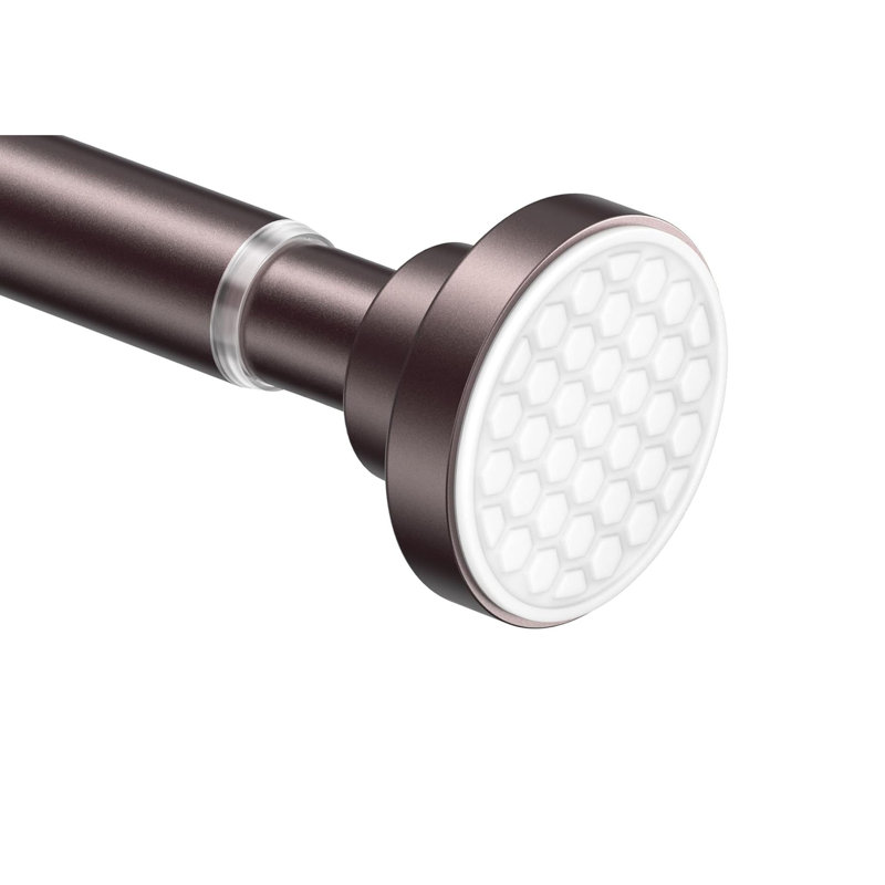 Shower Curtain Pole 100-185CM,Adjustable Spring Tension Rod ,Non-Slip Tension Rod, Bronze