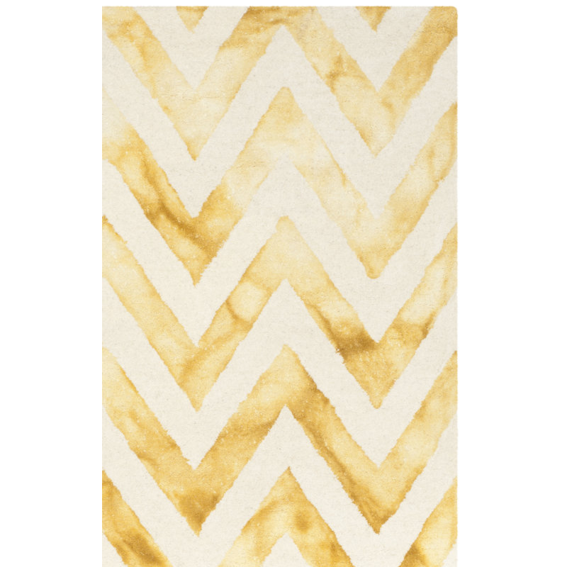 Tapis en laine touffeté à la main Danny, Rectangle de 2 pi x 3 pi