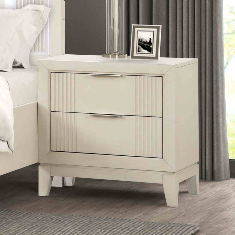 Table de chevet style transitionnel 1pc French