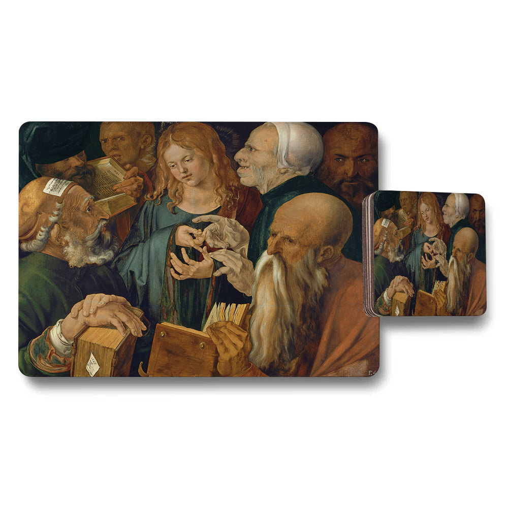 Renaissance Masterpiece The School Of Athens Placemats And Coasters Set