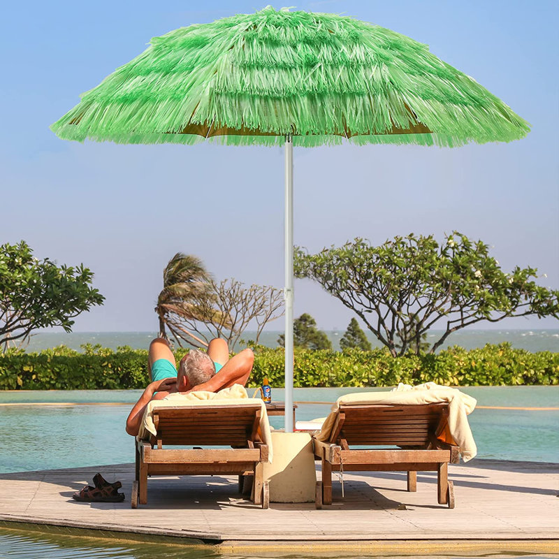 Godoy 200cm Beach Parasol, Green