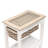 Ewart Beachside Chairside with Wicker Rattan Basket End Table with Glass Inlay-379781181