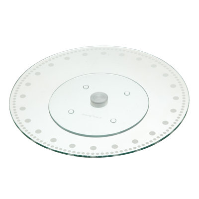 Sweetly Does It Revolving Glass Cake Stand