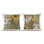 Coussin Delicate Flower Bunches Design par Marilyn Dunlap (ensemble de 2)