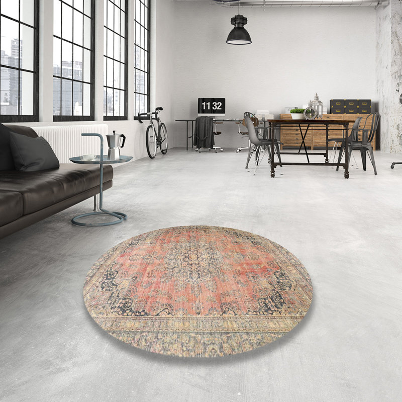 Oriental Indoor Rug, Round 8'