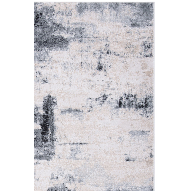 Lagoon Performance Abstract Rug, Rectangle 5'5" x 7'7"