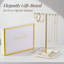 Support de rangement pour colliers, bracelets, bagues, boucles d'oreilles, décor de chambre esthétique pour filles et femmes, or