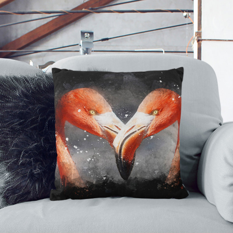 Pink Flamingo Vol.3 Scatter Cushion, 55cm H x 55cm W x 20cm D