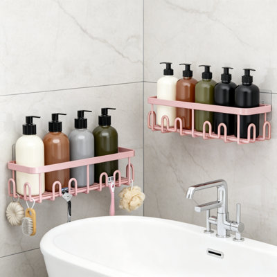 Adhesive Stainless Steel Shower Caddy