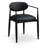 Eligah Vegan Leather Upholstered Dining Arm Chair-6766397-6766399