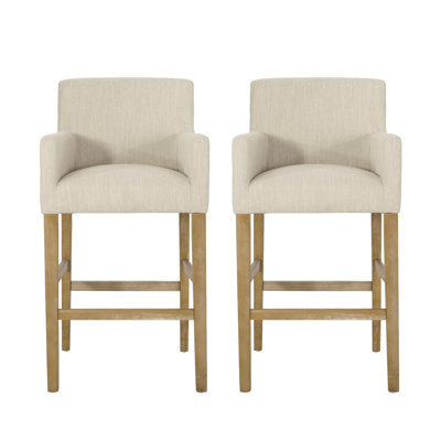 Alighiero Solid Wood Stool