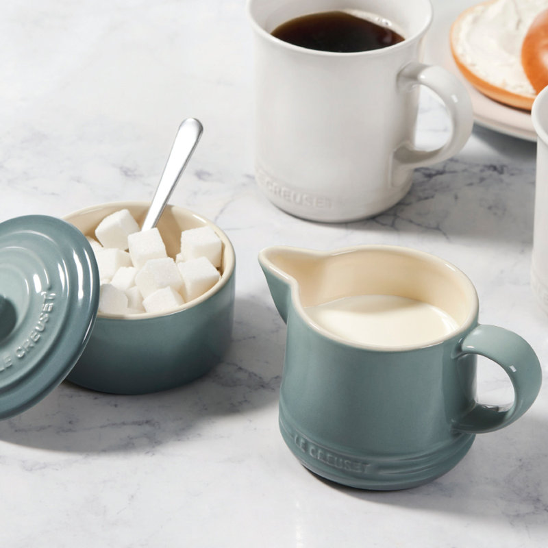 Le Creuset Stoneware Cream & Sugar Set, White