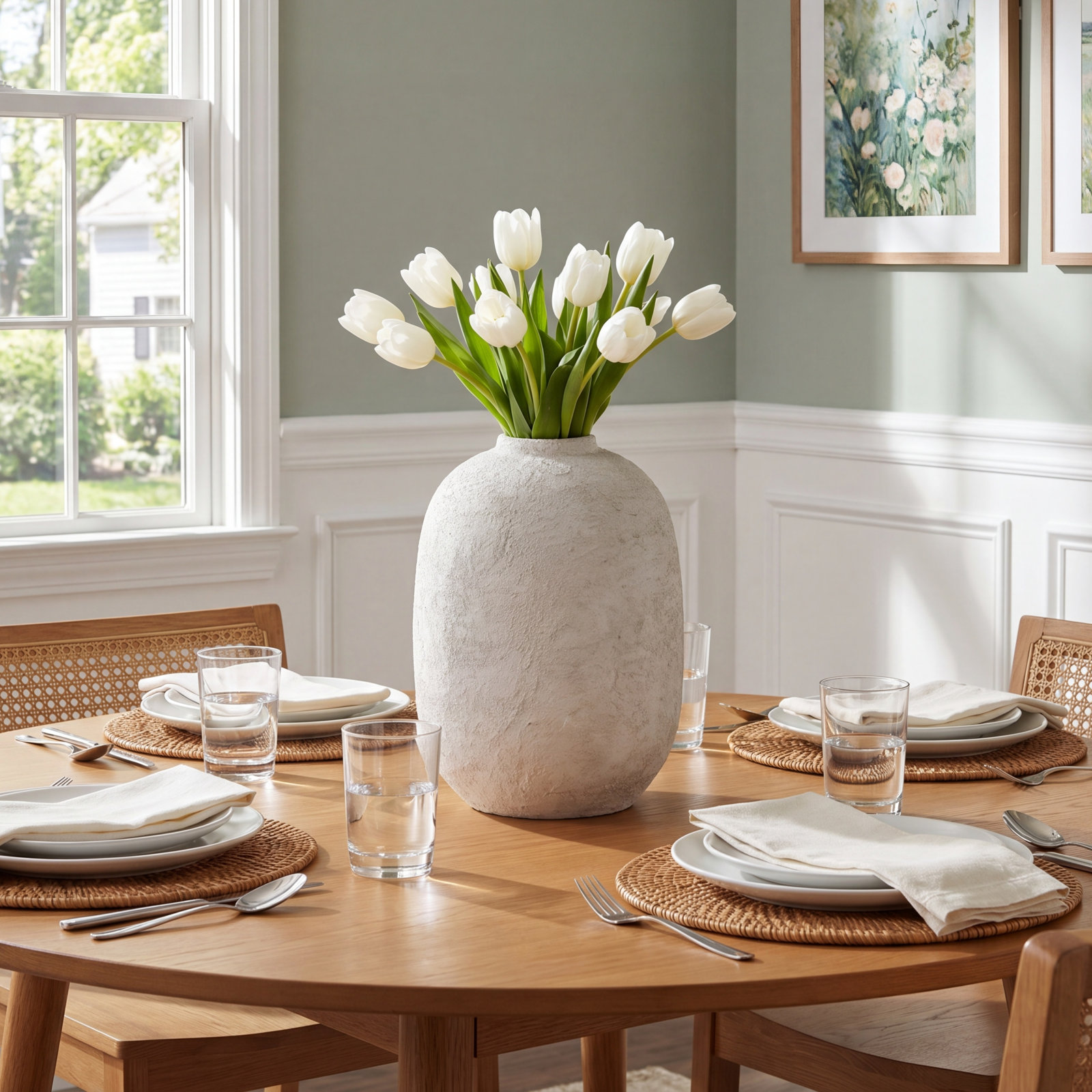 Handmade Terracotta Table Vase
