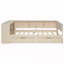 Wood Twin Size Platform Bed With Storage Shelves-2020578867-2020578866