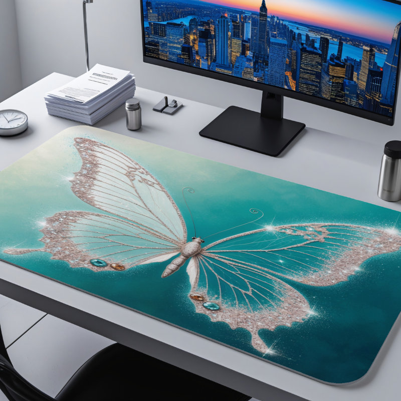 Polyester Desk Pad, 23.6x13.8