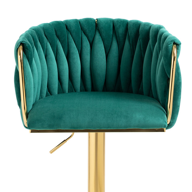Tabourets de bar rétro avec dossier et repose-pieds, idéaux pour manger et se détendre avec style