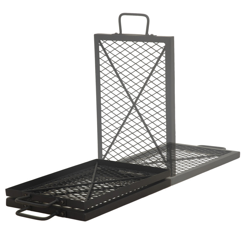 Grille de camping pliante rectangulaire 36 po x 12 po, 1" H x 41" W x 12" D