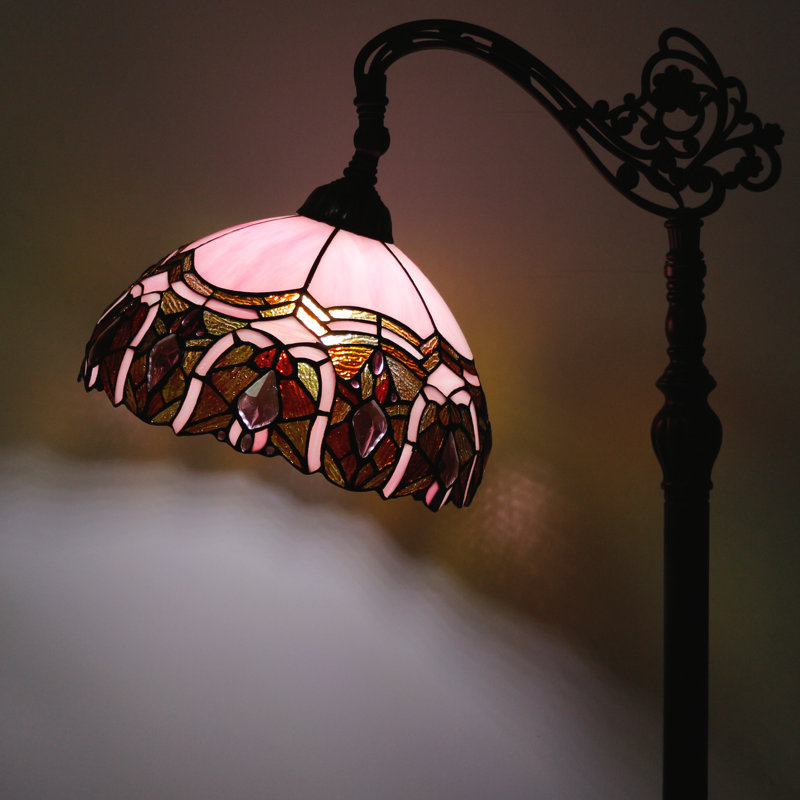 Longford 67'' Bronze Arched Floor Lamp Set
