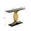 Console d'appoint, pieds d'entrée en métal entrelacés de luxe, mobilier d'entrée haut de gamme