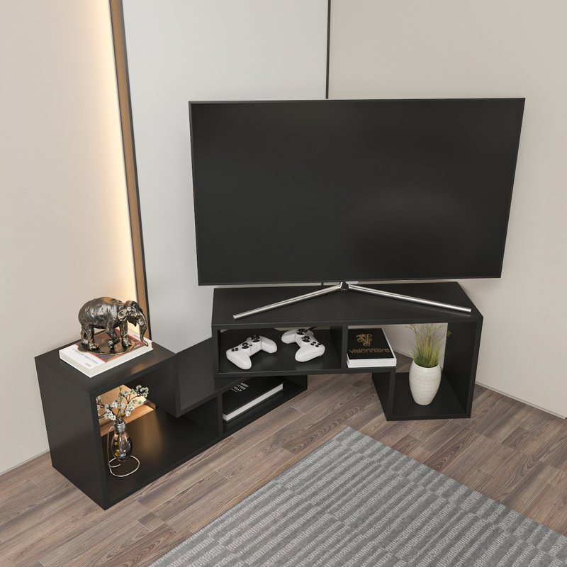 Aydin 47" TV Stand for TVs up to 55", Black