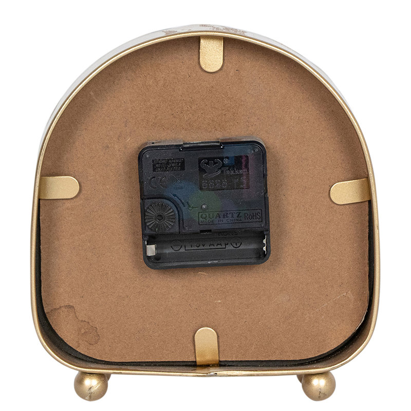 Dusek Analogue Tabletop Clock, Grey