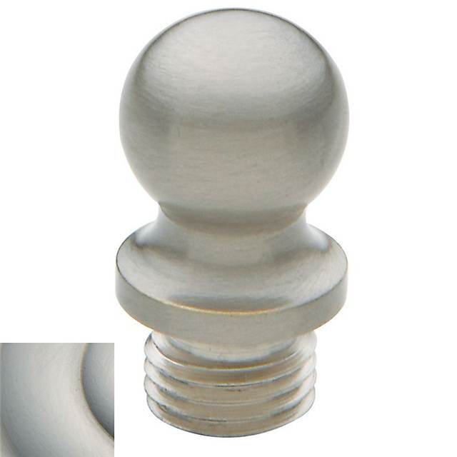 Ball Tip for Square Corner Hinge, Satin Nickel with Lifetime