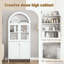 Armoire en panneau de fibres à densité moyenne d'inspiration technique moderne - une combinaison intelligente de rangement pour les collations et d'éclairage à DEL.-1250715462