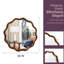 Miroir décoratif rond en bois massif Wavy-28558442-28558445