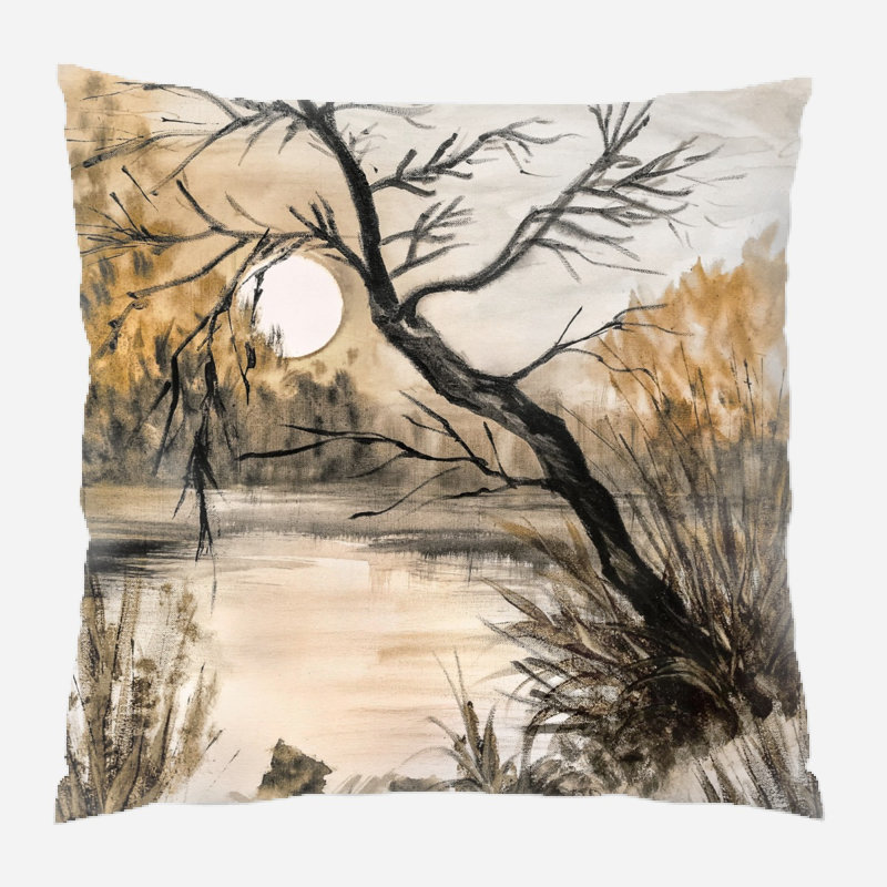 Coussin watercolour Avia, Microsuède, Intérieur