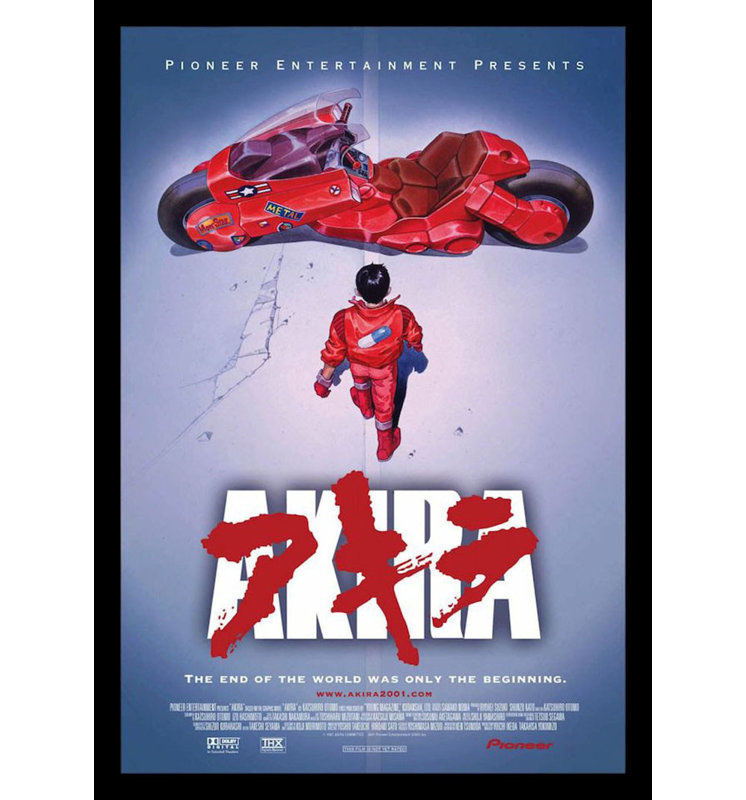 Akira, impression sur affiche encadrée