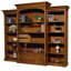 Urban Ash Burl Executive Left Pier Bookcase