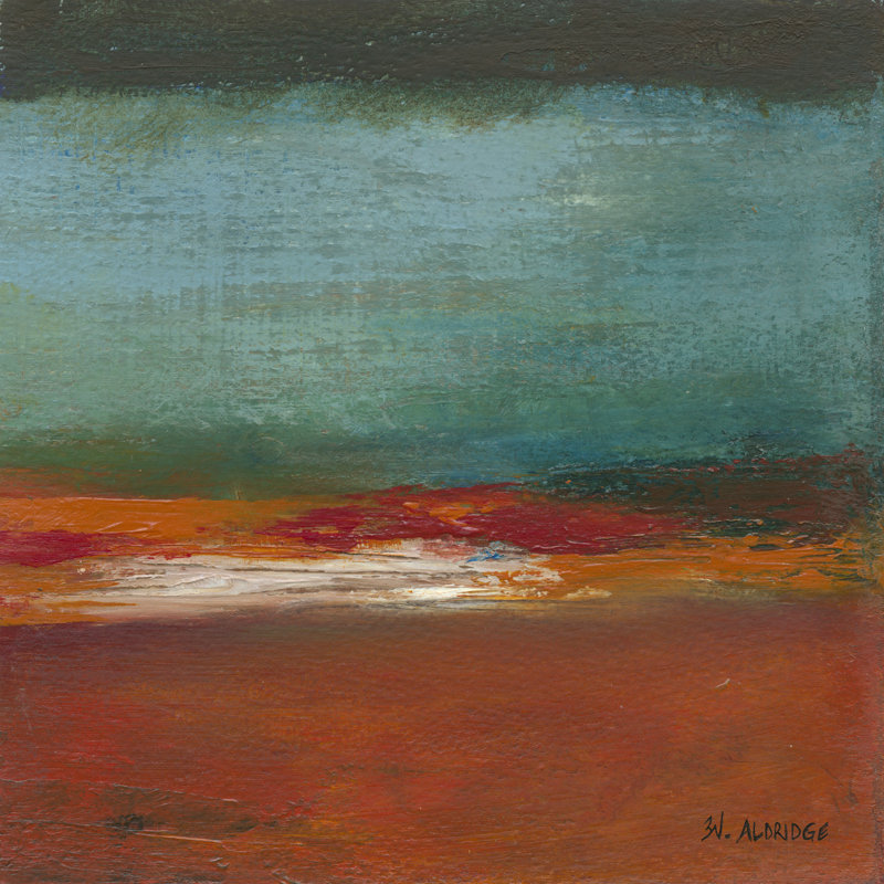 Sea Horizon II - Wrapped Canvas Painting, 30cm H x 30cm W x 3.8cm D