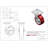 4 Piece Polyurethane Caster Set