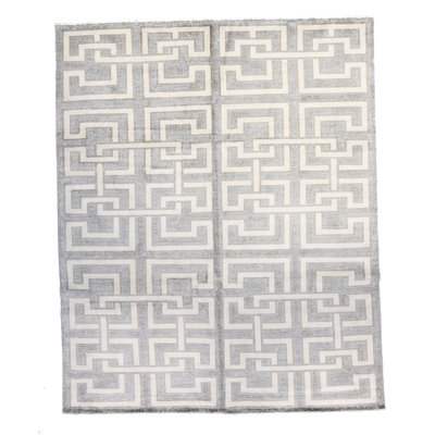 Pristine Silk Geometric Area Rug