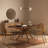 Bayah 70.8" Oval Solid Rubber Wood Dining Table-1943784068