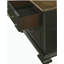 1pc Table de chevet 2 tiroirs Traditional