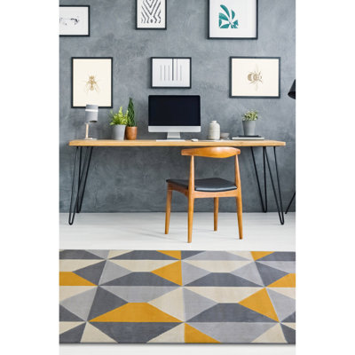 Geometric Shapes Area Rug