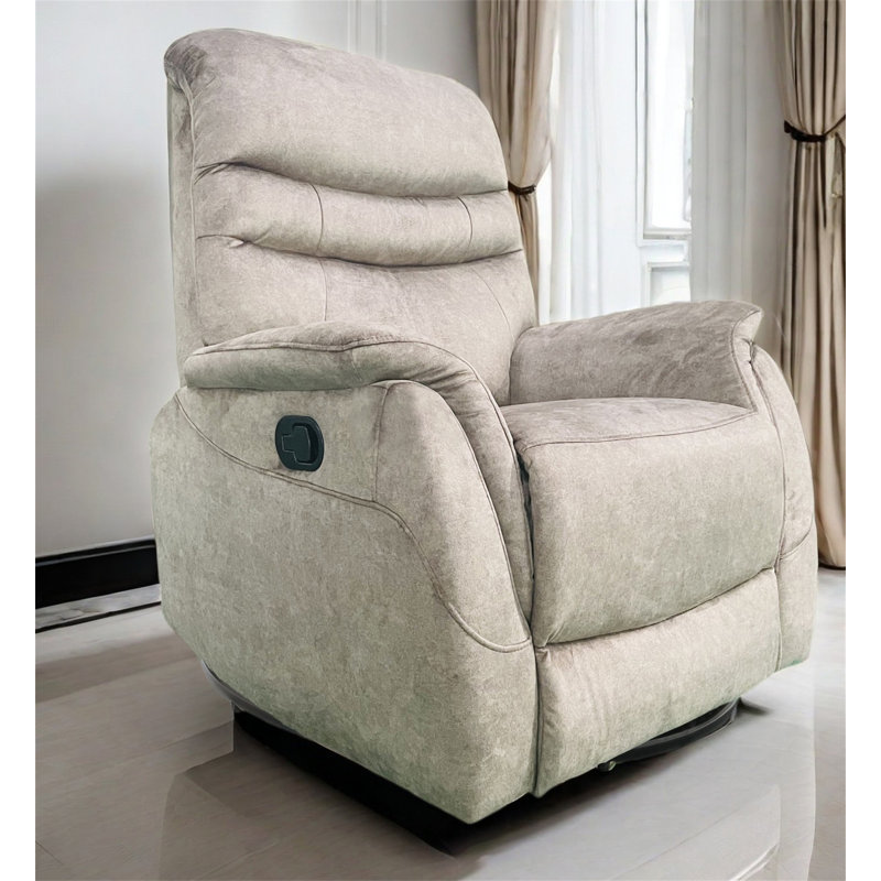 Fauteuil inclinable électrique en velours, Velours gris velours