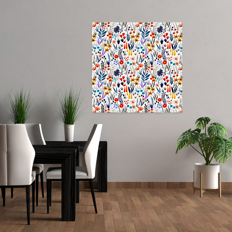 Art contemporain, art contemporain abstrait, H 36 po x l 36 po