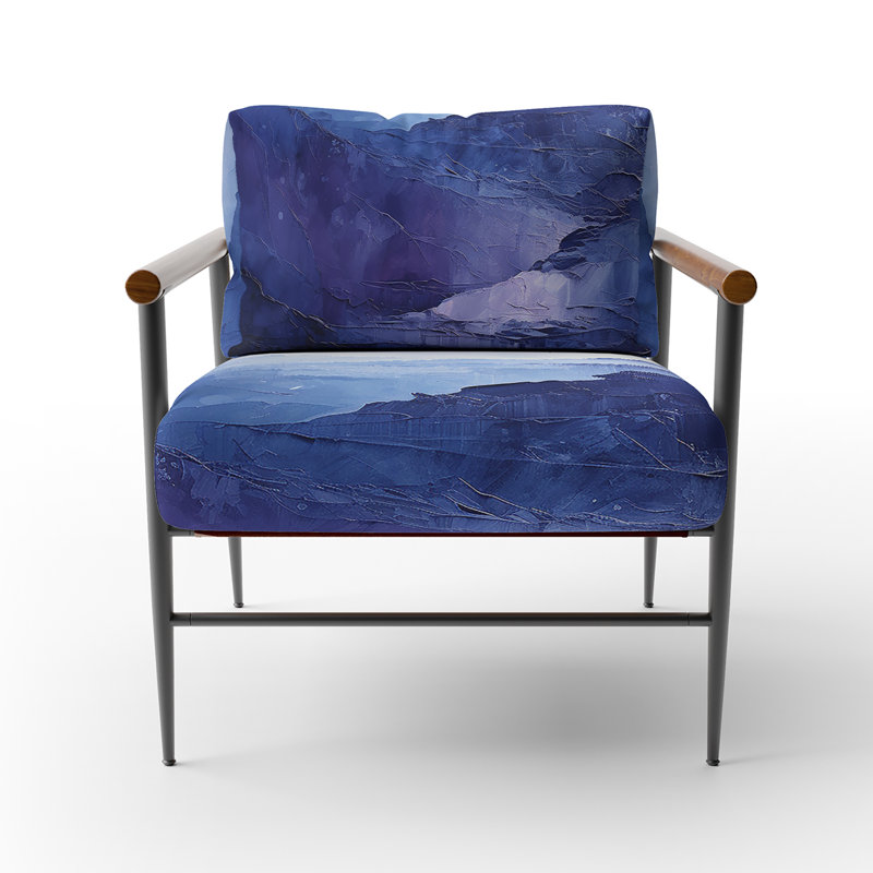 Indigo Dreams I - Fauteuil rembourré moderne