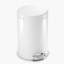 simplehuman 4.5 Liter / 1.2 Gallon Round Bathroom Step Trash Can-1892424404