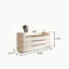 Armoire de rangement 55,25 po Beige
