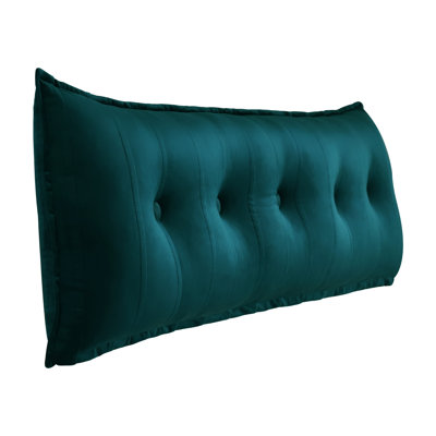 Yellow Rectangular Lumbar Cushion