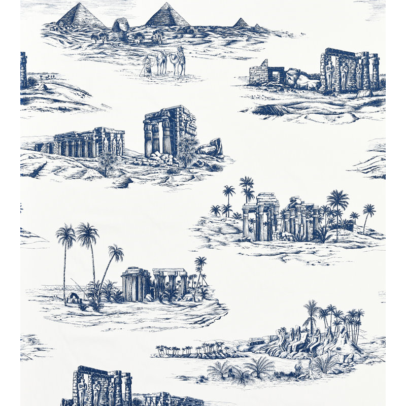 Tissu 100% coton Sahara Cairo, Lapis