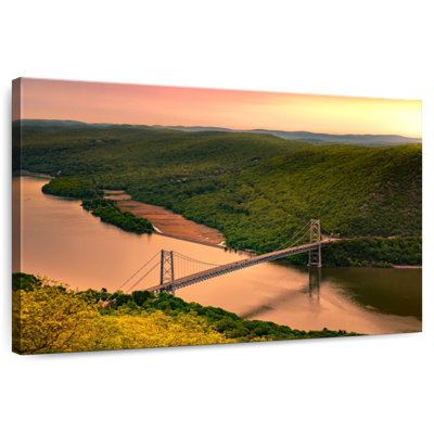 Alvord Bear Mountain Bridge Aerial