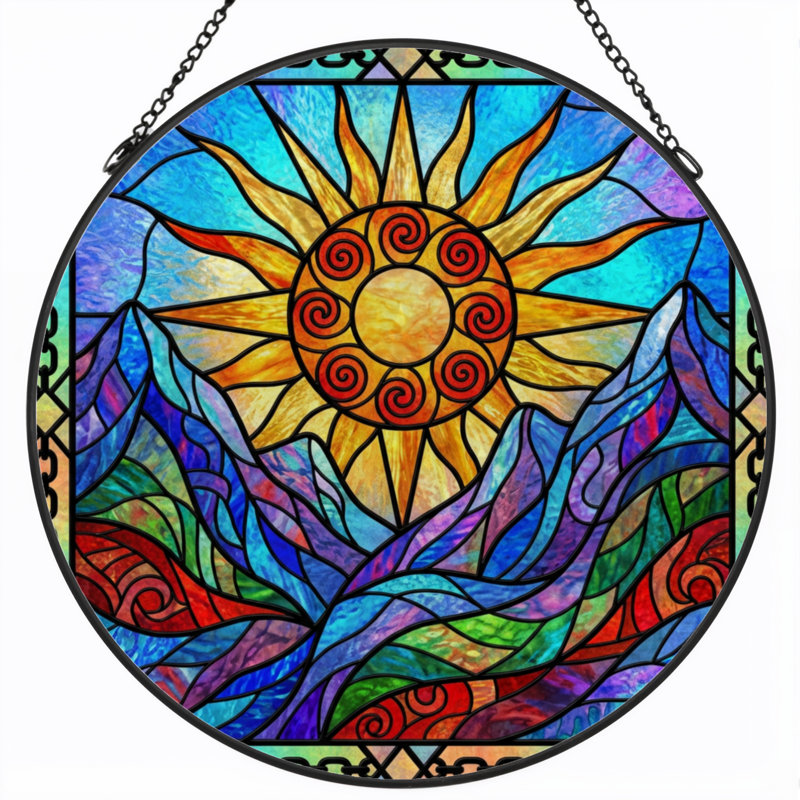 Vitrail H 7,8 po Sun Mountain