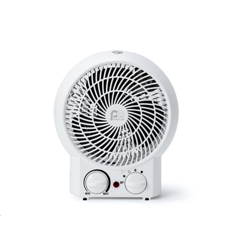 Perfect Aire White Electric Fan Forced Heater with Thermostat